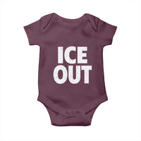 Ice Out Baby Onesie Abolish Ice Protest Statement