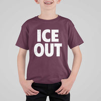 Ice Out T Shirt For Kid Abolish Ice Protest Statement