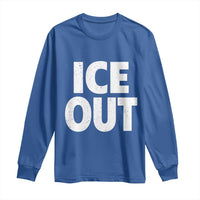 Ice Out Long Sleeve Shirt Abolish Ice Protest Statement