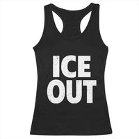 Ice Out Racerback Tank Top Abolish Ice Protest Statement