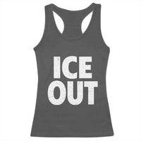 Ice Out Racerback Tank Top Abolish Ice Protest Statement