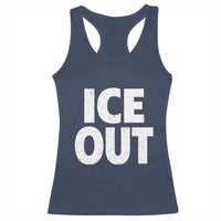 Ice Out Racerback Tank Top Abolish Ice Protest Statement