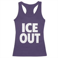 Ice Out Racerback Tank Top Abolish Ice Protest Statement