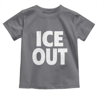Ice Out Toddler T Shirt Abolish Ice Protest Statement