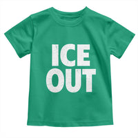 Ice Out Toddler T Shirt Abolish Ice Protest Statement