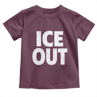 Ice Out Toddler T Shirt Abolish Ice Protest Statement