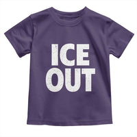 Ice Out Toddler T Shirt Abolish Ice Protest Statement