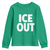Ice Out Youth Sweatshirt Abolish Ice Protest Statement