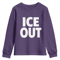 Ice Out Youth Sweatshirt Abolish Ice Protest Statement