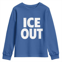 Ice Out Youth Sweatshirt Abolish Ice Protest Statement