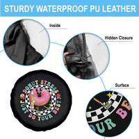 Funny Testing Day Teacher Spare Tire Cover Donut Stress Just Do Your Best