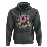 Funny Testing Day Teacher Hoodie Donut Stress Just Do Your Best