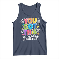 Funny Test Day You Got This Do Your Best Tank Top Colorful Flowers