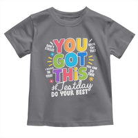 Funny Test Day You Got This Do Your Best Toddler T Shirt Colorful Flowers