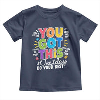Funny Test Day You Got This Do Your Best Toddler T Shirt Colorful Flowers