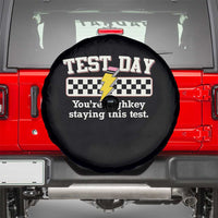 Funny Test Day You're Highkey Staying This Test Spare Tire Cover Teacher Pencil Lightning Bolt