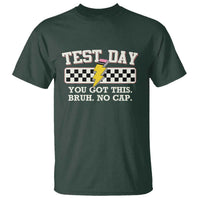 Funny Test Day You Got This Bruh No Cap T Shirt Teacher Pencil Lightning Bolt