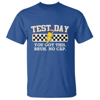 Funny Test Day You Got This Bruh No Cap T Shirt Teacher Pencil Lightning Bolt