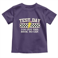 Funny Test Day You Got This Bruh No Cap Toddler T Shirt Teacher Pencil Lightning Bolt