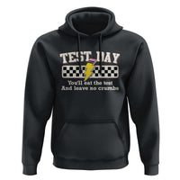 Funny Test Day You'll Eat The Test And Leave No Crumbs Hoodie Teacher Pencil Lightning Bolt