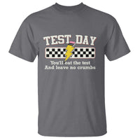 Funny Test Day You'll Eat The Test And Leave No Crumbs T Shirt Teacher Pencil Lightning Bolt