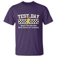 Funny Test Day You'll Eat The Test And Leave No Crumbs T Shirt Teacher Pencil Lightning Bolt