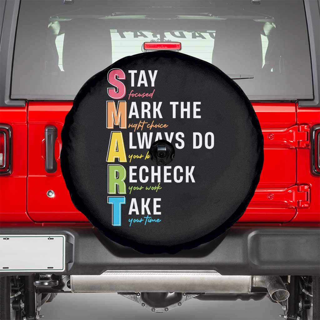 SMART Stay Focused Mark The Right Choice Spare Tire Cover Test Day Teacher