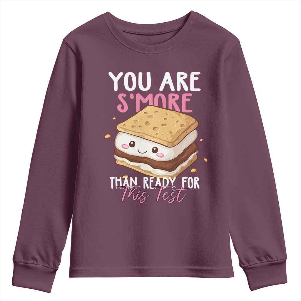 Funny You Are S'more Than Ready For This Test Youth Sweatshirt Test Day Teacher