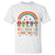 Funny You Can Do Hard Things T Shirt Motivational Quote Flowers Rainbow