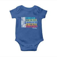 Funny Test Day You Got This Baby Onesie Don't Stress Rock The Test Teacher Testing Day