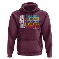 Funny Test Day You Got This Hoodie Don't Stress Rock The Test Teacher Testing Day