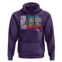 Funny Test Day You Got This Hoodie Don't Stress Rock The Test Teacher Testing Day