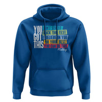 Funny Test Day You Got This Hoodie Don't Stress Rock The Test Teacher Testing Day