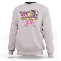 Funny Senior EST 2025 Graduation Sweatshirt Twenty Twenty Five Pink Bow