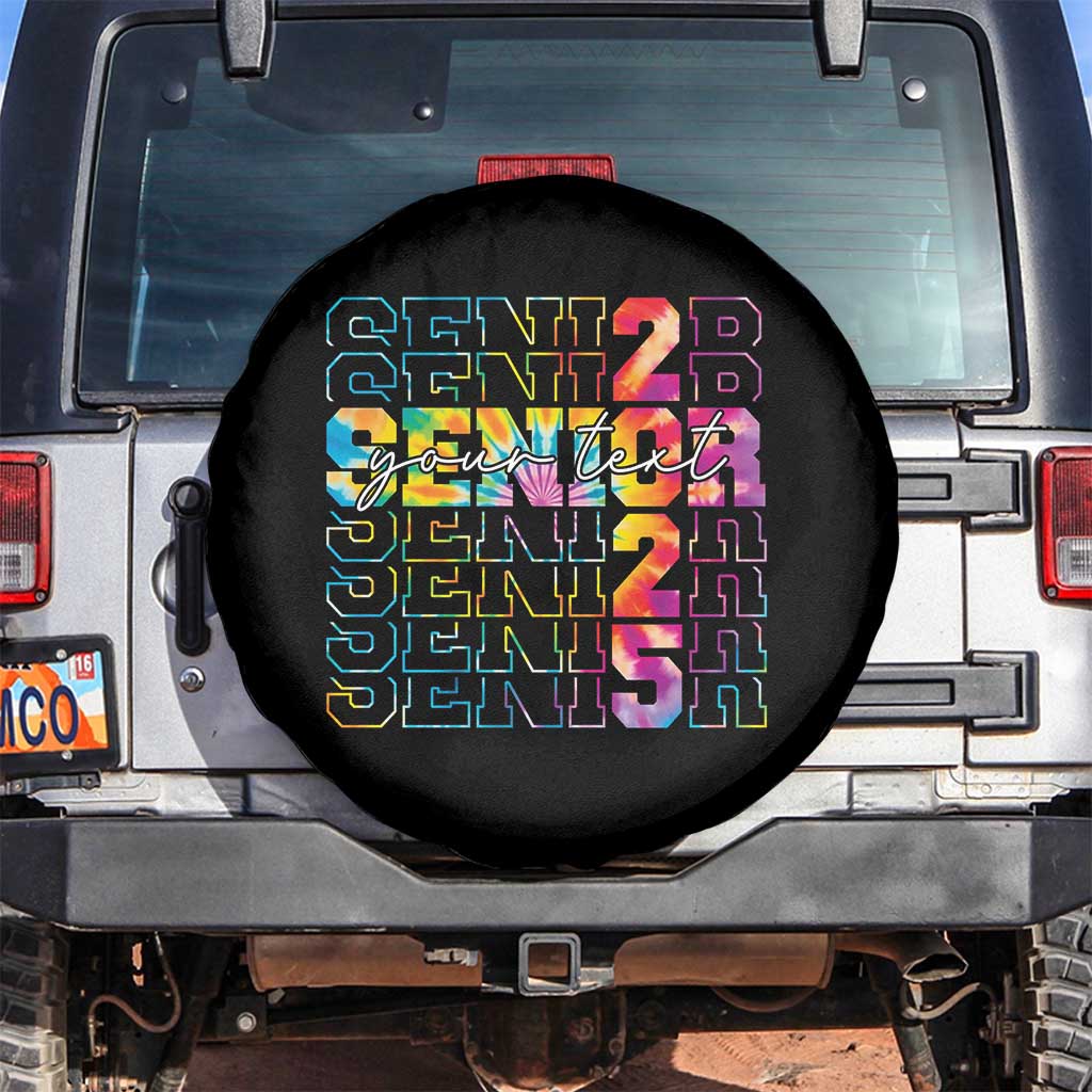 Personalized Senior 2025 Spare Tire Cover Custom Text Class Of 2025 Graduation