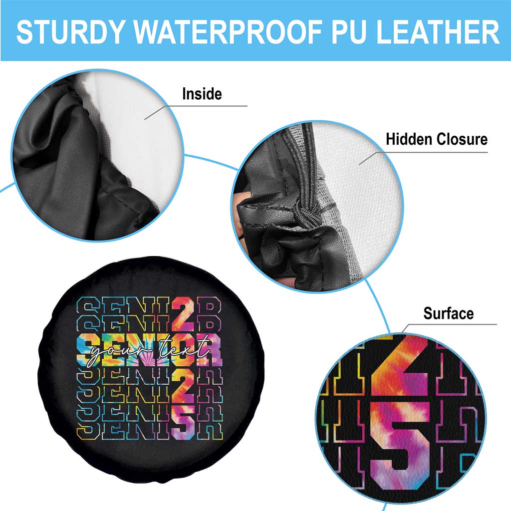 Personalized Senior 2025 Spare Tire Cover Custom Text Class Of 2025 Graduation