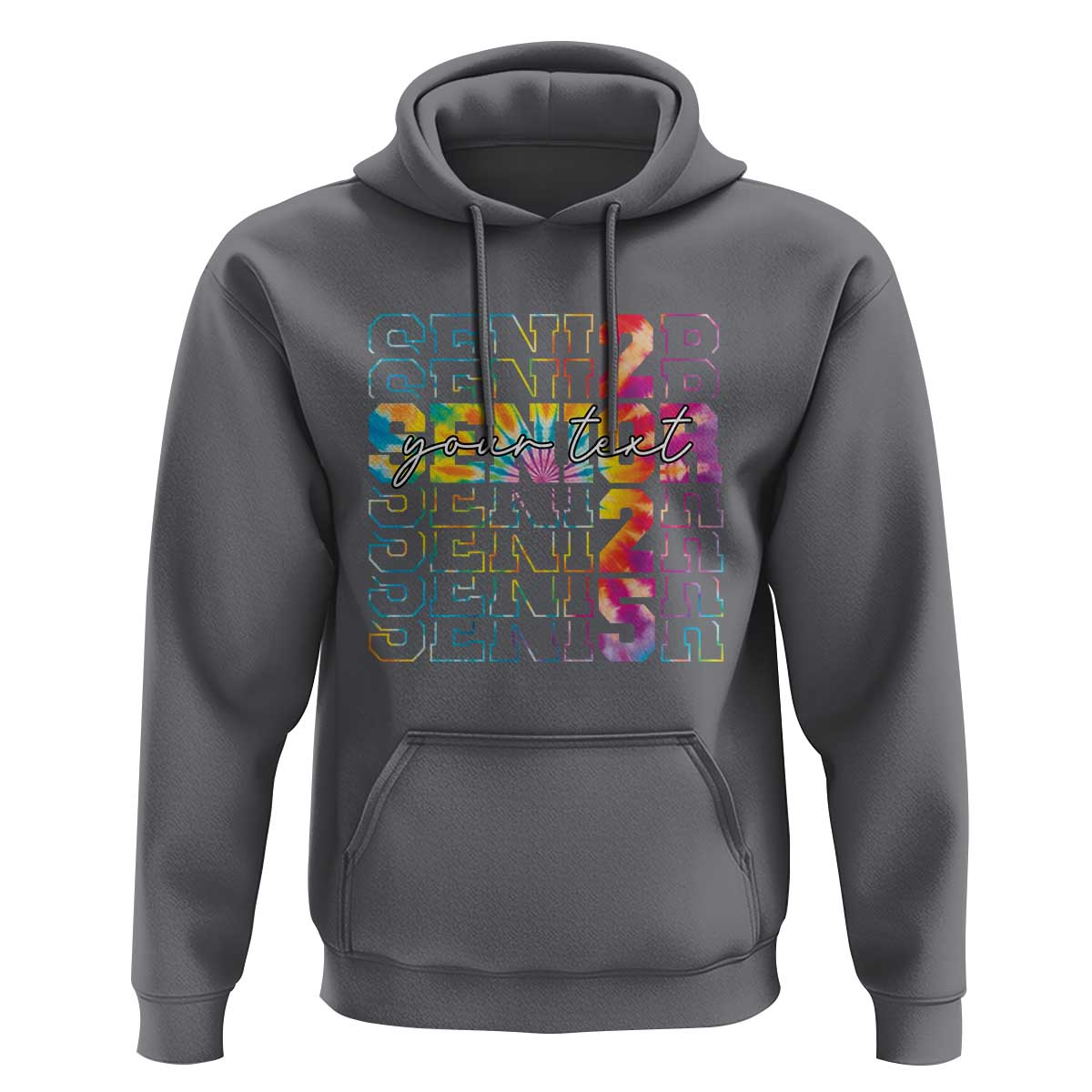 Personalized Senior 2025 Hoodie Custom Text Class Of 2025 Graduation