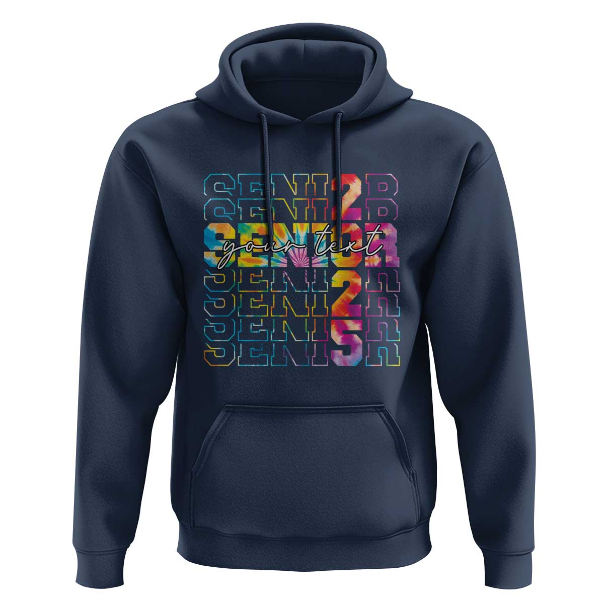 Personalized Senior 2025 Hoodie Custom Text Class Of 2025 Graduation