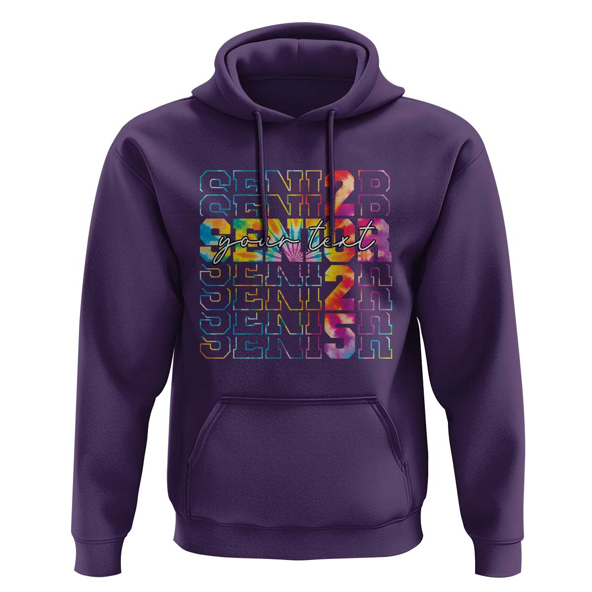 Personalized Senior 2025 Hoodie Custom Text Class Of 2025 Graduation