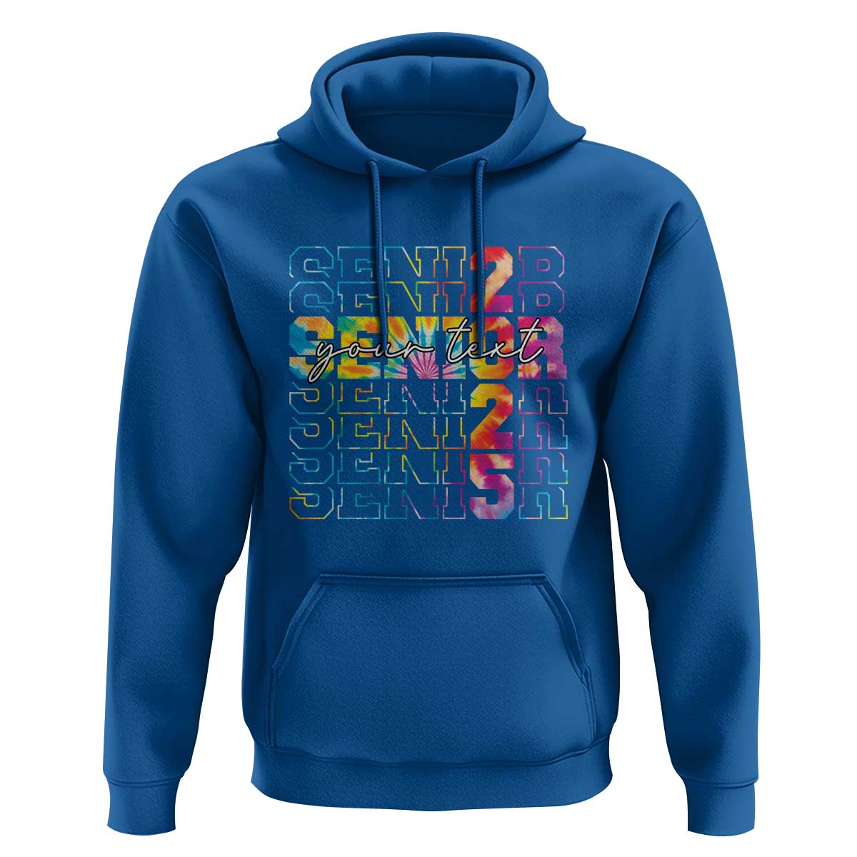 Personalized Senior 2025 Hoodie Custom Text Class Of 2025 Graduation