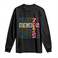 Personalized Senior 2025 Long Sleeve Shirt Custom Text Class Of 2025 Graduation
