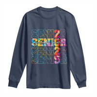 Personalized Senior 2025 Long Sleeve Shirt Custom Text Class Of 2025 Graduation