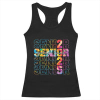 Personalized Senior 2025 Racerback Tank Top Custom Text Class Of 2025 Graduation