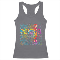 Personalized Senior 2025 Racerback Tank Top Custom Text Class Of 2025 Graduation