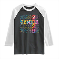 Personalized Senior 2025 Raglan Shirt Custom Text Class Of 2025 Graduation