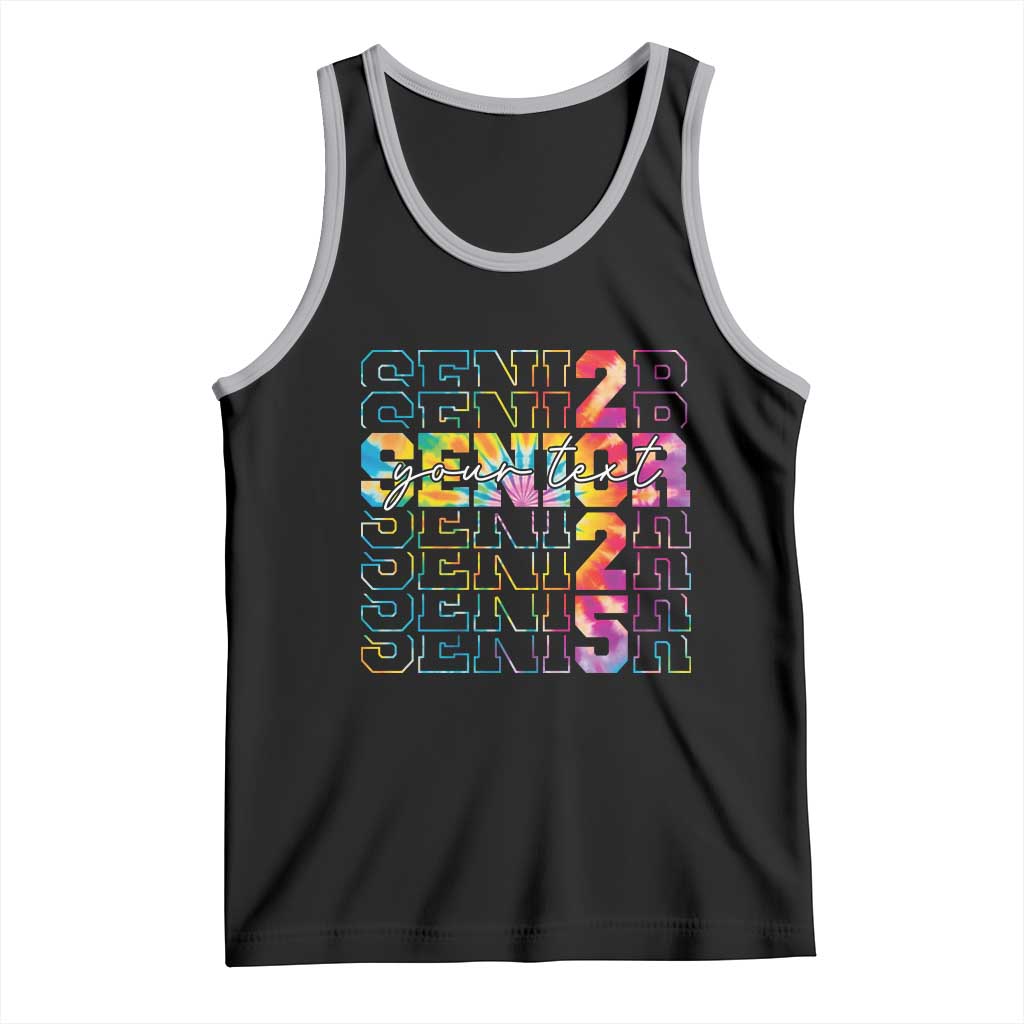Personalized Senior 2025 Tank Top Custom Text Class Of 2025 Graduation