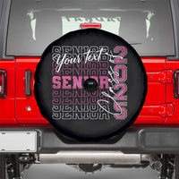 Personalized Senior 2025 Spare Tire Cover Custom Text Class Of 2025 Graduation Glitter Print