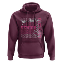 Personalized Senior 2025 Hoodie Custom Text Class Of 2025 Graduation Glitter Print