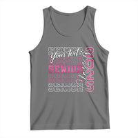 Personalized Senior 2025 Tank Top Custom Text Class Of 2025 Graduation Glitter Print