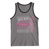 Personalized Senior 2025 Tank Top Custom Text Class Of 2025 Graduation Glitter Print